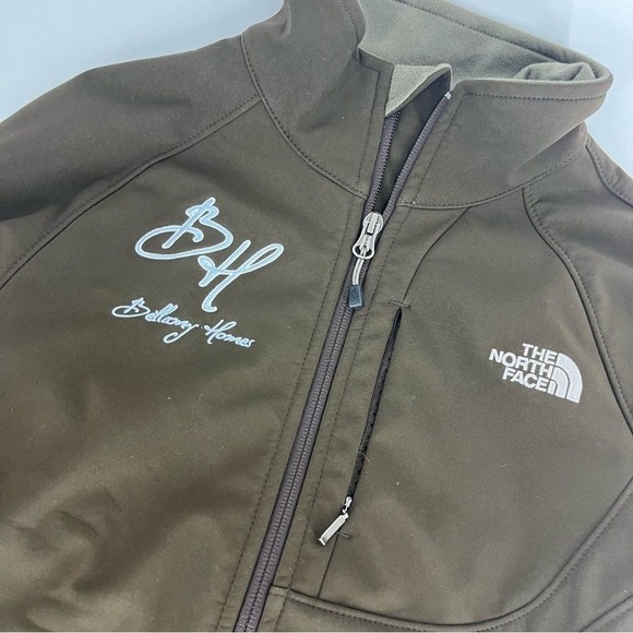 The North Face Jacket Womens Small Brown Full Zip Soft Shell Heavy Apex Outdoor - Picture 3 of 11